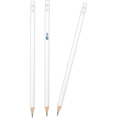 White Pencil With Eraser