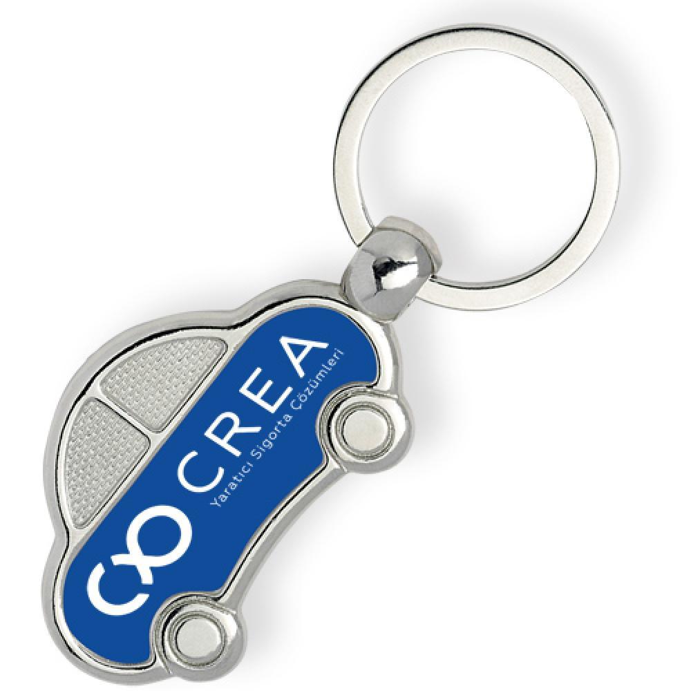 Car Shaped Metal Keychain